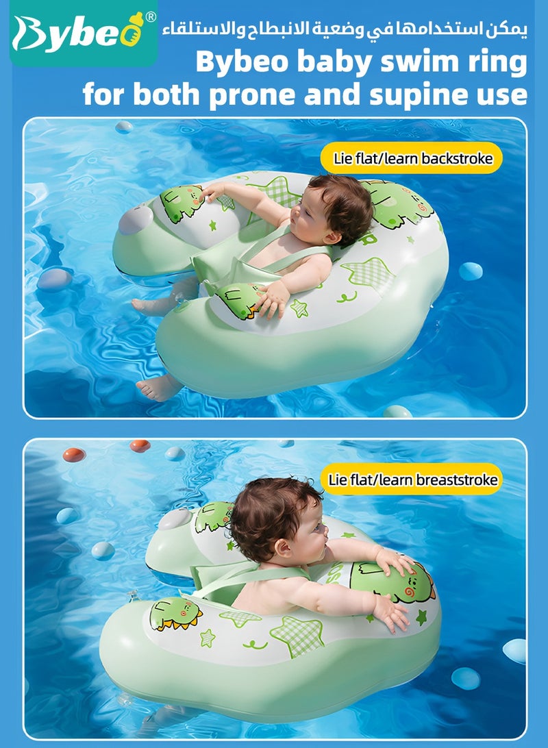 Bybeo Baby Swimming Ring, Kids Swim Ring with Detachable Sunshade, Baby Pool Tube with Safety Belts, Toddler Water Pool Ring, Underarm Floats, Infant Life Vest for 0-3 Years Toddlers and Kids - Image 3