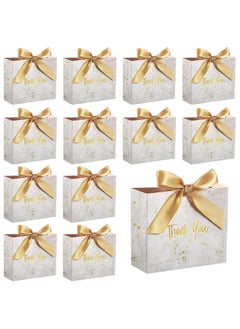 Oasisgalore 30-Pack 4.5x3.9x1.8 Inch Small Thank You Gift Bags with Bow Ribbon, for Parties, Birthdays, Weddings  - Image 1