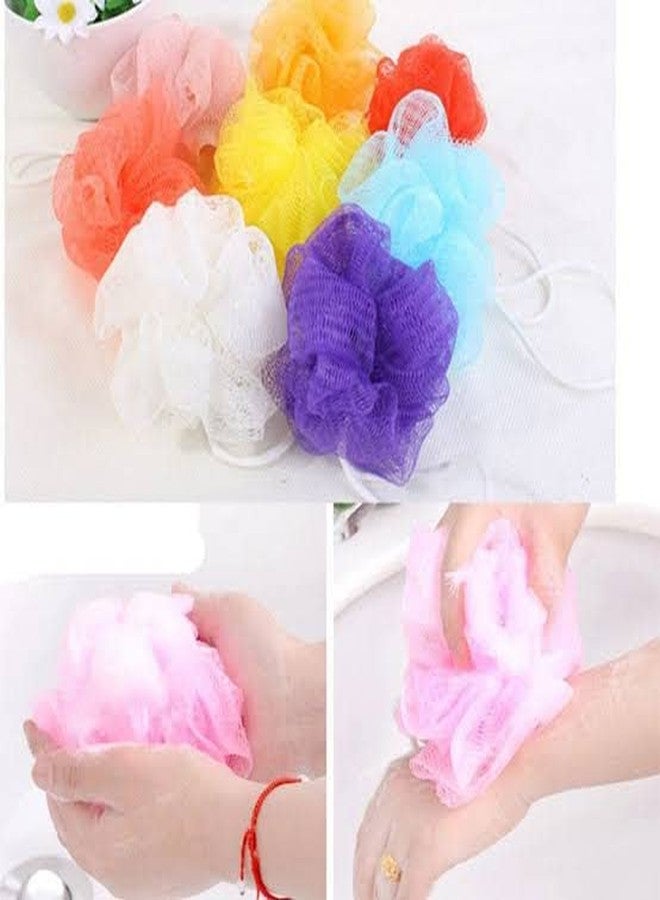 YOOKO (Pack of 5) Plastic Bathing Loofah Sponge Scrub for Women and Men for High Lather Cleansing Multicolor - Image 3