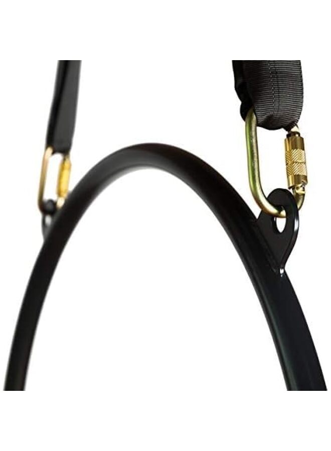 Black Spanset Aerial Hoop Rigging Aerial Silks Hanging,Polyester Round Slings Strap Vertical Capacity, Multiple Span Set Sizes (Size : 2M) - Image 5