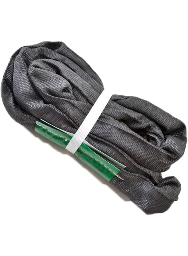 Black Spanset Aerial Hoop Rigging Aerial Silks Hanging,Polyester Round Slings Strap Vertical Capacity, Multiple Span Set Sizes (Size : 2M) - Image 1