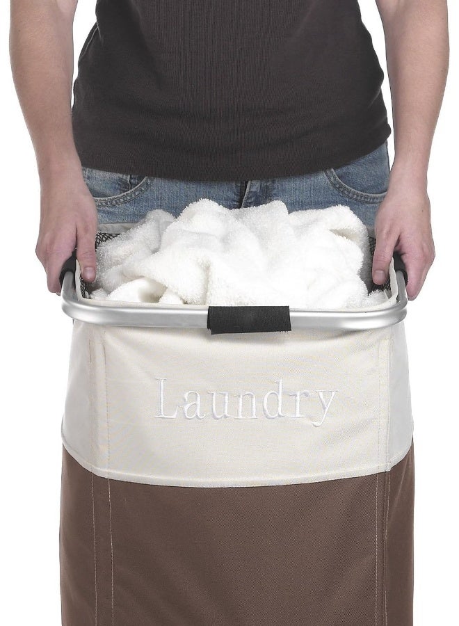 Whitmor Whitmor Easy Care Laundry Hamper - Espresso - Image 4