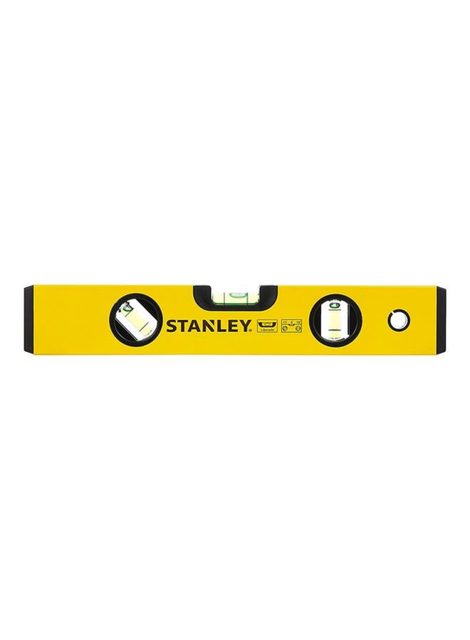 Stanley Large Tubular Side Vials Standard Level Box Beam Yellow and Black 12inch STHT42796 - Image 1