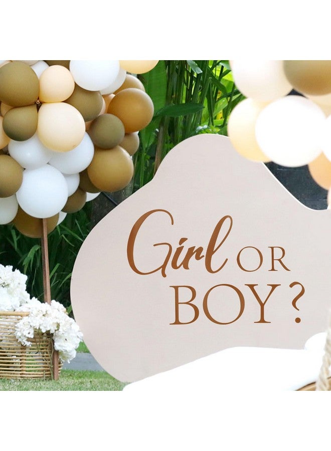 XIHIRCD Girl or Boy Gender Reveal Decal, Baby Shower Party Decal Sign Boy or Girl Gender Reveal Decorations Baby Gender Reveal Welcome Sign for Party Decoration Supply - Image 5
