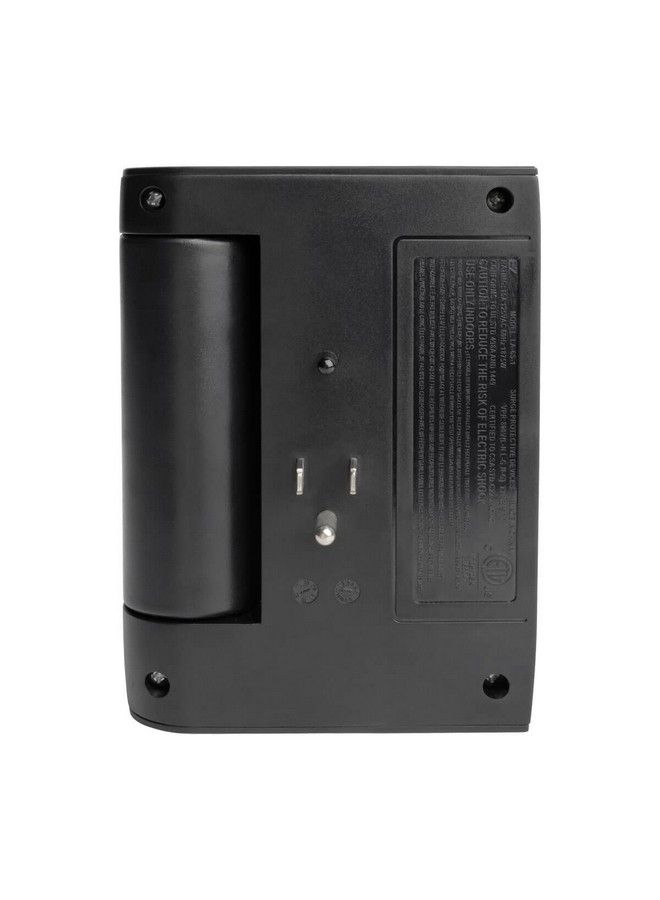 Tripp Lite 6 Outlet Surge Protector Power Strip 3 Rotatable Outlets Wall Tap Direct Plug In 1200 Joules 2 Usb Charging Ports Limited Warranty & $20 000 Insurance (Swivel6Usb) Black  - Image 3
