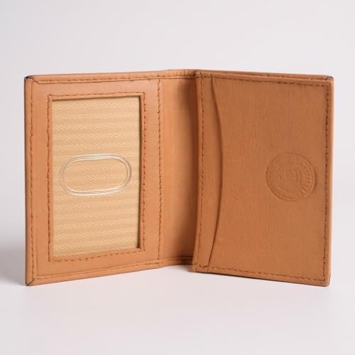 LB LEATHERBOSS Business Card Holder (Tan) - Image 2