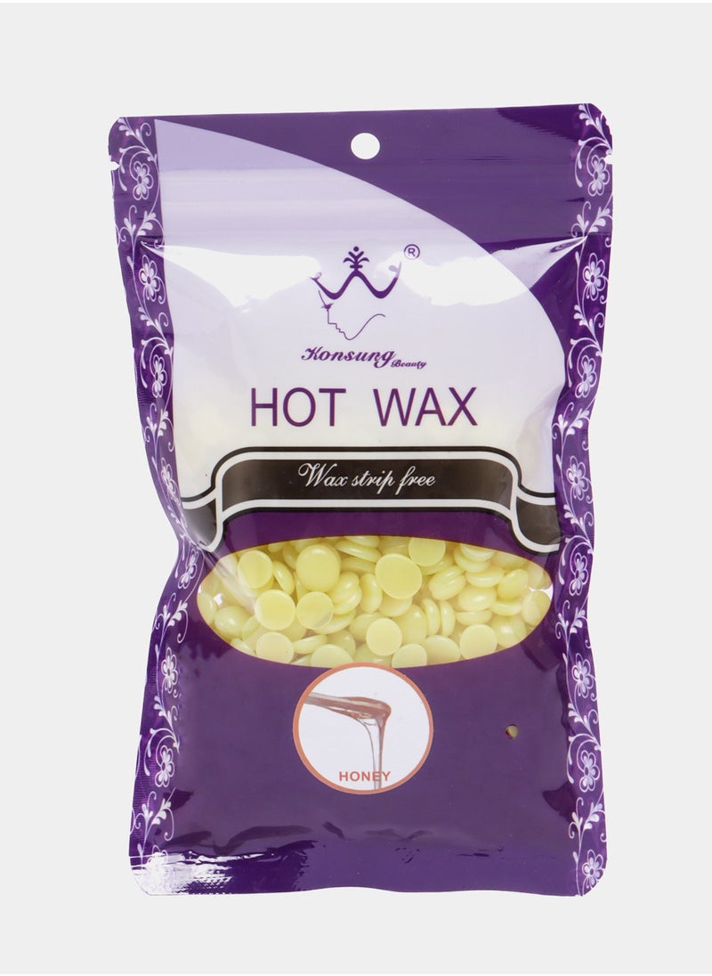 Konsung Beauty 200g Hair Removal Hot Wax Beans 2 Pack of 100g Each For Easy Hair Removal Aloevera And Honey  - Image 3