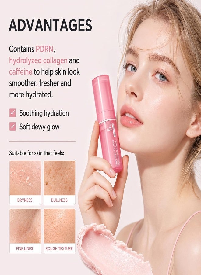 Erinde 2PCS PDRN Pink Collagen Multi Balm Stick, Hydrating Face Balm - Image 3