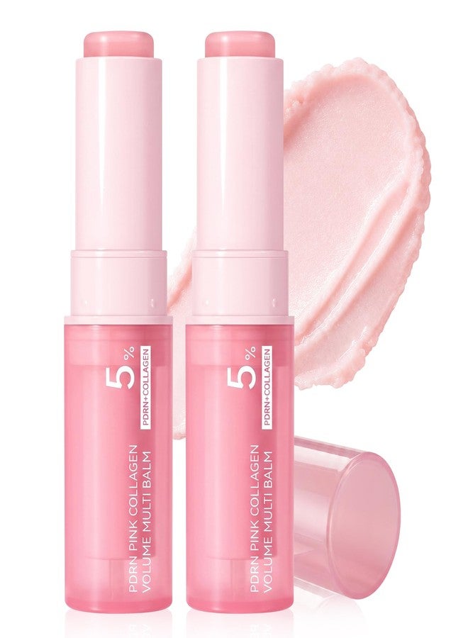 Erinde 2PCS PDRN Pink Collagen Multi Balm Stick, Hydrating Face Balm - Image 1