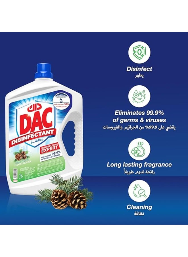 Dac Disinfectant Floor Cleaner - Pine, 1.5 Litre - Image 3