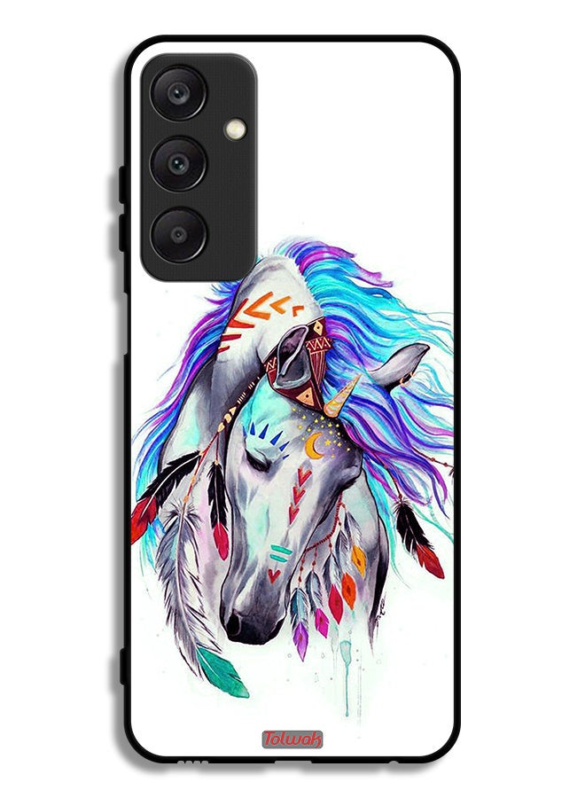 Tolwak Samsung Galaxy A25 5G Protective Case Cover Horse - Image 1