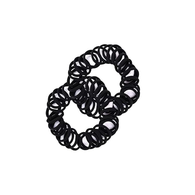 GITGRNTH Hair Band for Women & Girls - Rubber Band - Elastic Ponytail Hairband Ties Accessories Soft Cotton Stretchable Rubber Bands, Non-Slip For Medium, Thick & Thin Hair, Pain-Free (Multi-colored) (Cotton_25 Pic, Regular) - Image 1