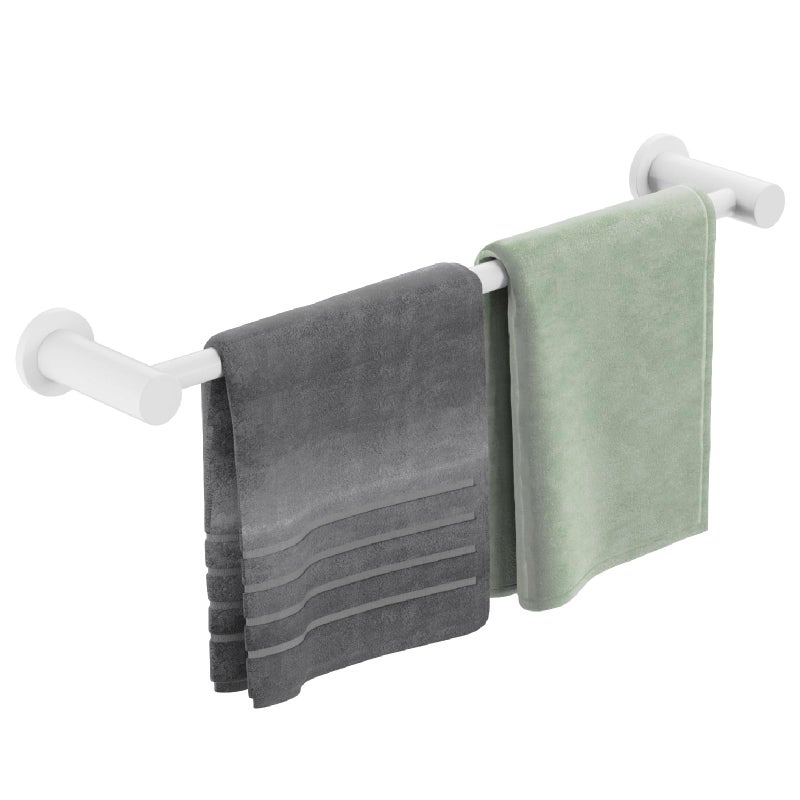 ULIBERMAGNET Magnetic Towel Holder 1 Set Magnetic Towel Bar Holder with Adjustable Length White NonSlip Magnetic Towel Rod Rack for Refrigerator Dishwasher Oven Laundry - Image 2