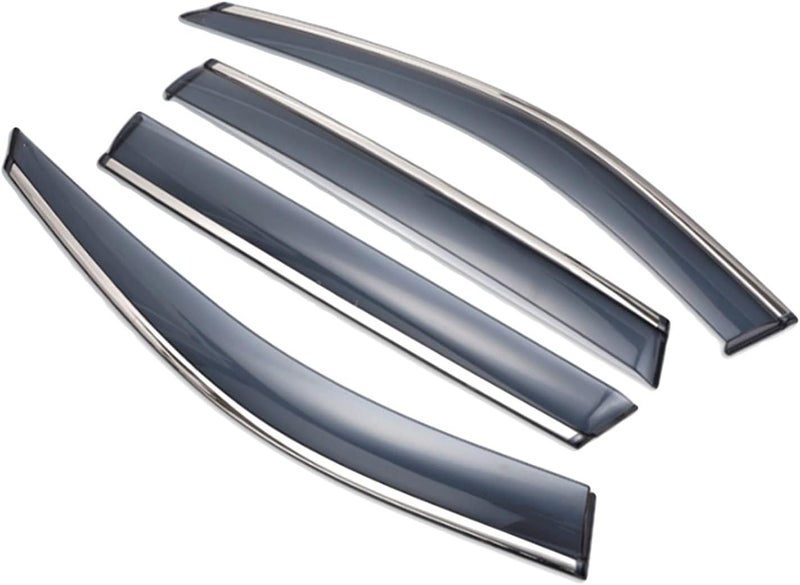 DEMULAX Window Sun Rain Guard Deflector for Nissan Tiida Pulsar - Image 1