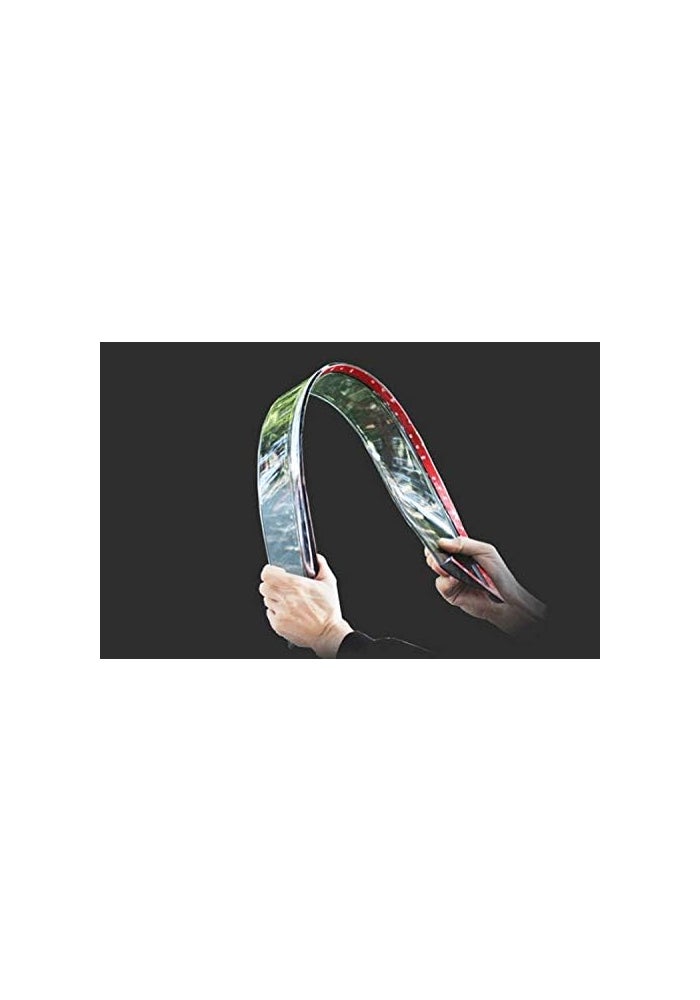 DEMULAX Window Sun Rain Guard Deflector for Nissan Tiida Pulsar - Image 5
