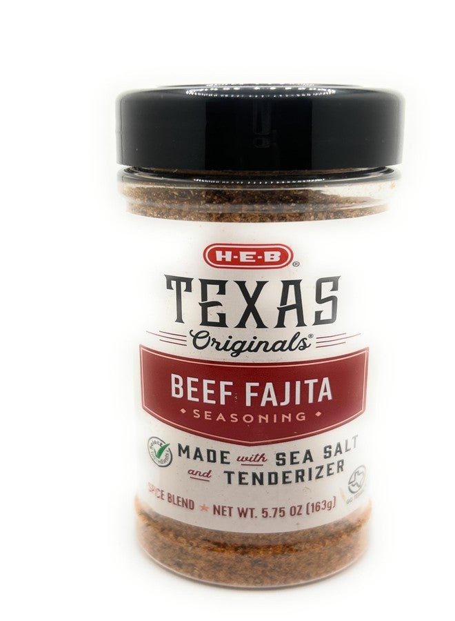 heb Texas Originals Beef Fajita Seasoning with Sea Salt and Tenderizer 5.75oz - 1 shaker bottle - Image 1