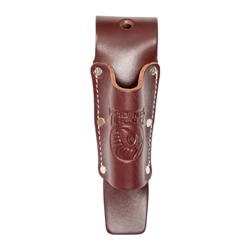 Occidental Leather Tapered Tool Holster - OxyRed - Fits Up to a 3" Belt - Compact, All-Leather Construction - Made in USA - Image 1