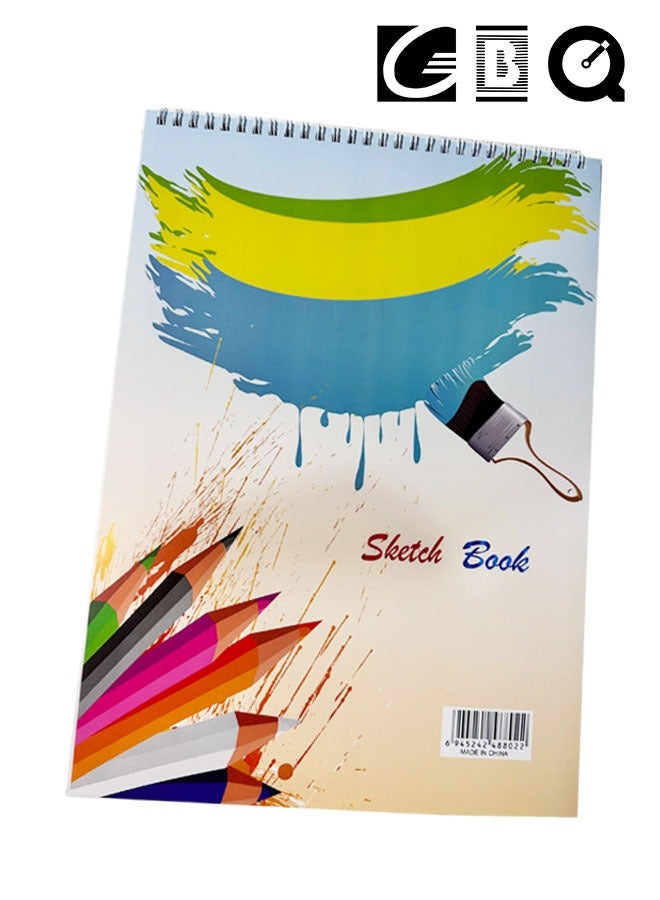 GBQ B4(25*35cm)Sketchbook 50 Sheets/Book Sketchbook Spiral Bound Hardcover Art Book - Image 1