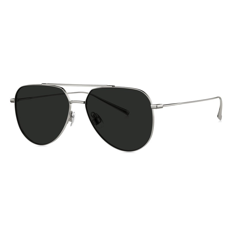 BOLON Unisex Premium Ultra Lightweight Full Titanium Classic Aviator Polarized Sunglasses BV1037 Riverside 57mm Exclusive Eyewear Brand of EssilorLuxottica - Image 2