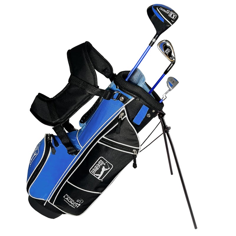 Golfgen PGA Tour Youth Golf Club Set â€“ 6-Piece Right-Handed Kids Golf Set for Ages 8-12 (4â€™8â€-5â€™2â€) â€“ Beginner Junior Golf Clubs with Lightweight Stand Bag, Mallet Putter, 7 Iron, Driver by Golfgen - Image 1