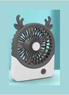 DIGI CORE Portable Fan Animal Shaped Cute Mini Fan Low Noise Fan USB Rechargeable Small Desk Fan Personal Fan For Desk Office, Home, Outdoor  - Image 1