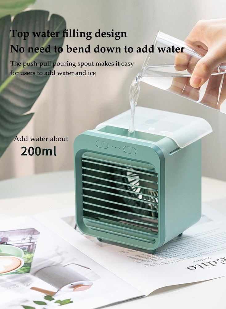 إسكدنيا مروحة تبريد صغيرة لتبريد سطح المكتب ومروحة تكييف الهواء المرطبة - Image 3