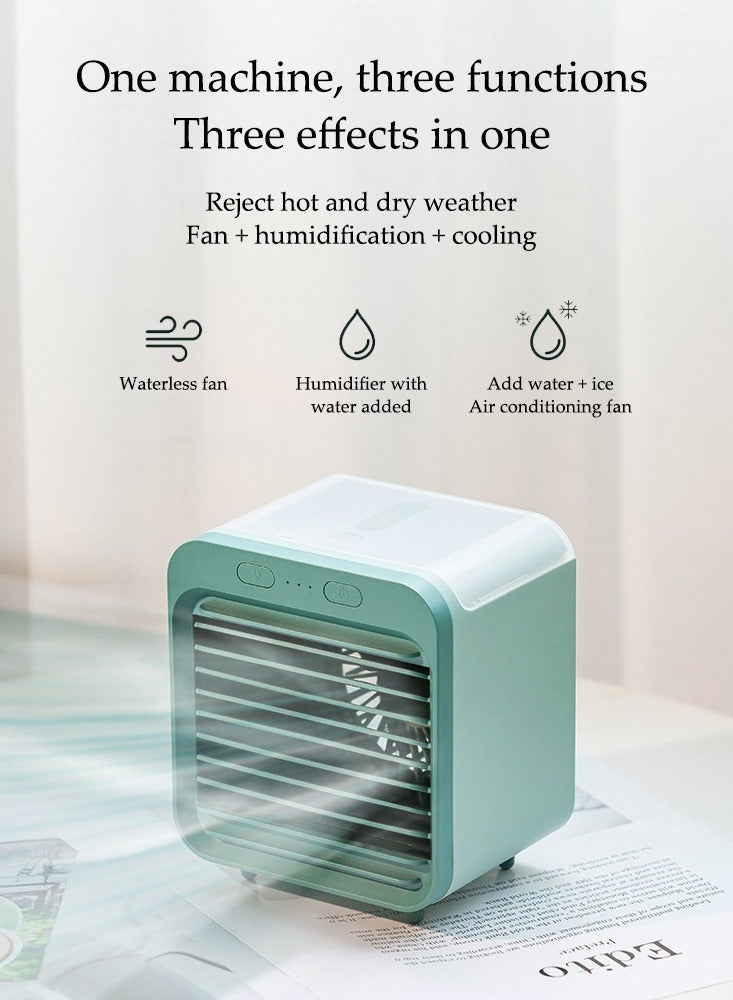 إسكدنيا مروحة تبريد صغيرة لتبريد سطح المكتب ومروحة تكييف الهواء المرطبة - Image 2