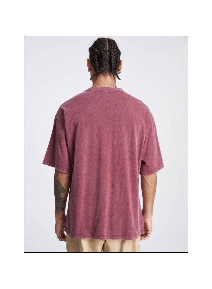 Shein Men's Loose Fit Snowflake Fried T-Shirt With Round Neckline, Suitable For Summer - Image 2