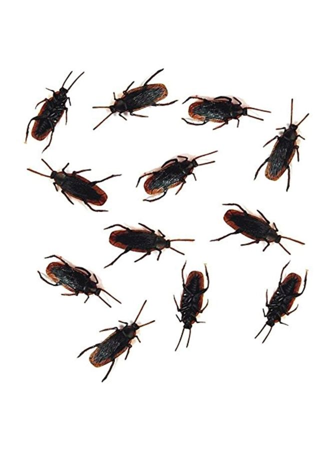 NIBEMINENT 12-Piece Fake Roaches Prank Toy - Image 1