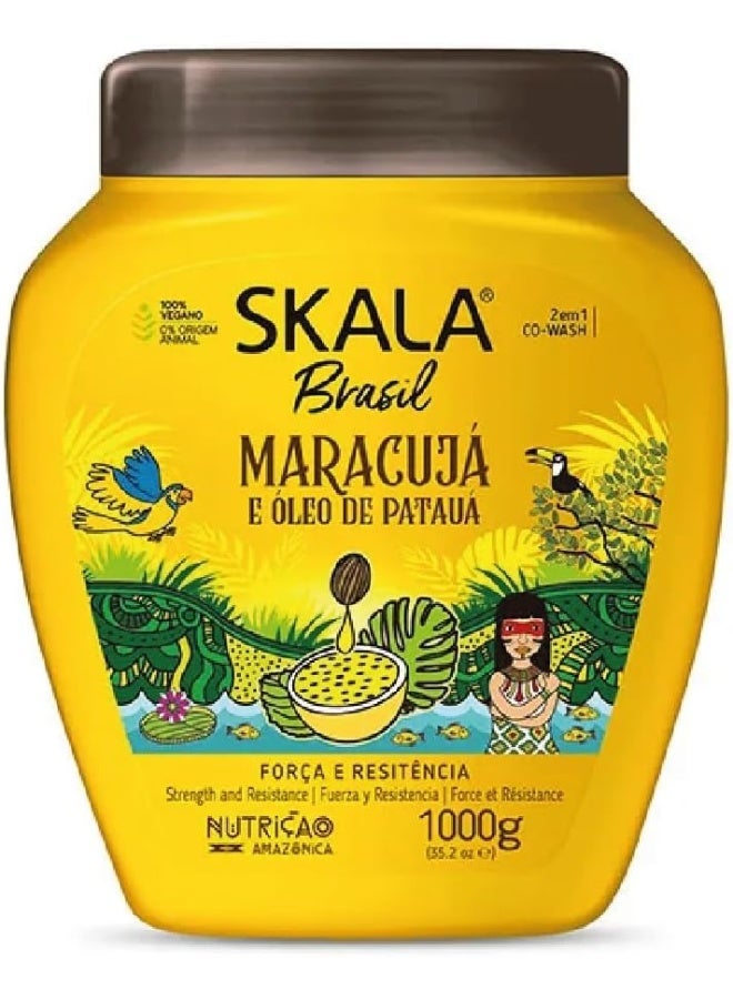 Skala Maracuja 2 in 1 Hair Mask, Oil Replacement, Strengthening Cream, Growth Cream, Amazonian Hair Cream, Patawa Hair Oil, 1000g - Image 1
