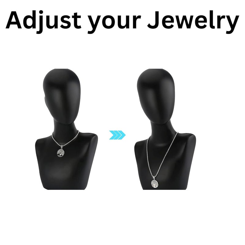 ST logo 3 Inch Jewelry Making Findings Extenders DIY Chain for Necklace Bracelet with Lobster Clasp (10pcs Golden) - Image 5