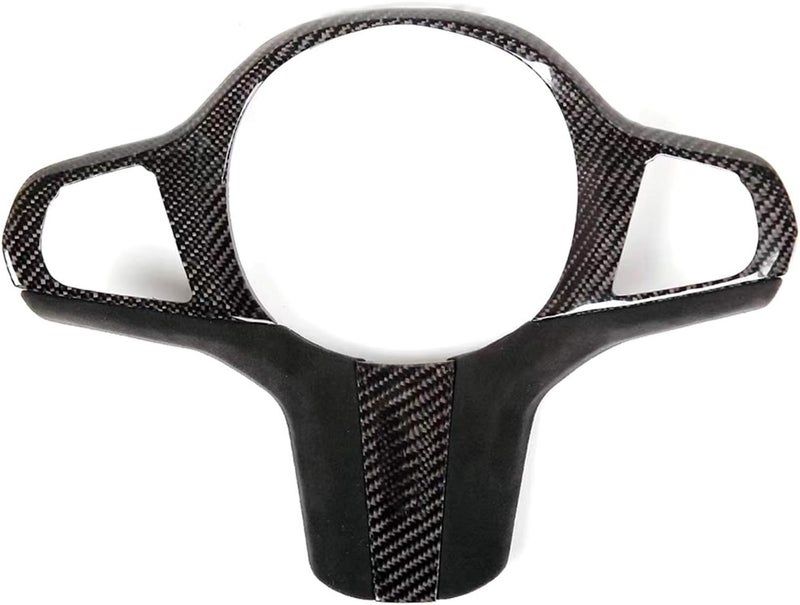 Wivplex Carbon Fiber Steering Wheel Cover Trim for BMW - Image 1
