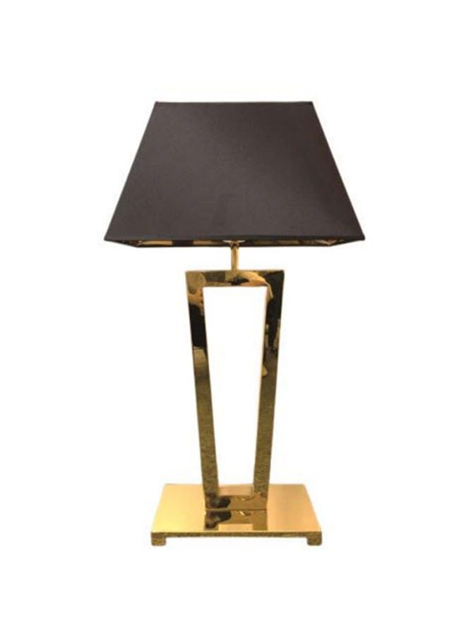 ٍSiera Light Hotel lighting lamp with a shiny golden frame and black cover - Image 1