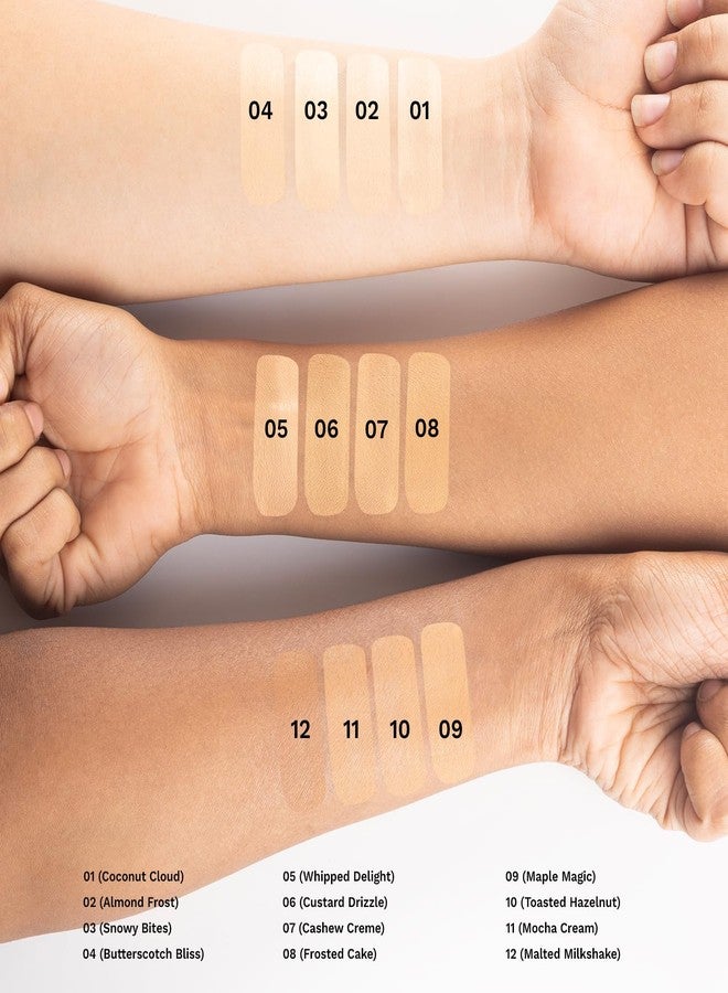 باك كريم أساس سائل PAC Spotlight رقم 08 Frosted Cake | تركيبة مقاومة للماء تدوم طويلاً مع تغطية كاملة - Image 4