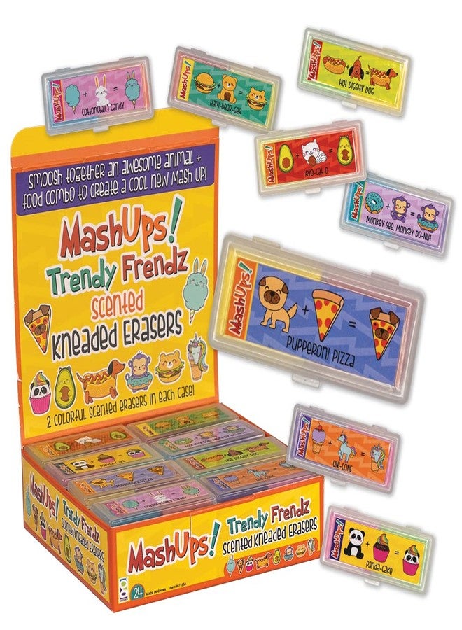 Geddes Raymond Geddes Trendy Frends Mashup Kneadable Erasers (Pack of 24) - Image 5