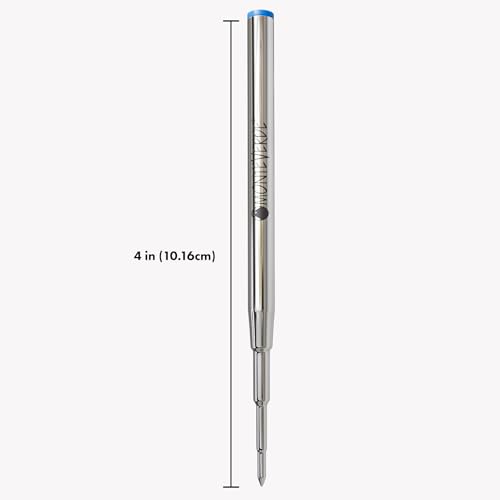 Monteverde USA Ballpoint Refill to Fit Montblanc Ballpoint Pens - Medium Point, Soft Roll, Turquoise (2 Pack) (M132TQ) - Image 2