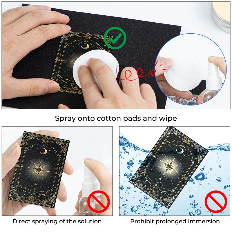 FETUSI Card Care Clean Kit,17-in-1 Card Cleaning and Polishing Restoration Kit, Trading Card Cleaning Kit with Fixing Jig and EVA Shaping Foam, Suitable for PSA Rated Card Care - Image 5