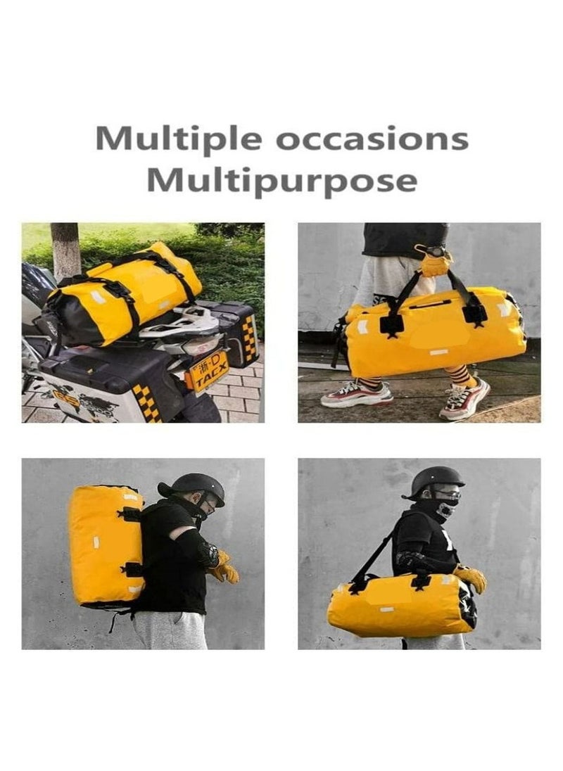 Generic - Large Waterproof Duffel Bag Rolltop Dry Backpack Duffle Bags For Kayaking Rafting Boating Swimming Camping Travel Gym Beach 66L - Image 1