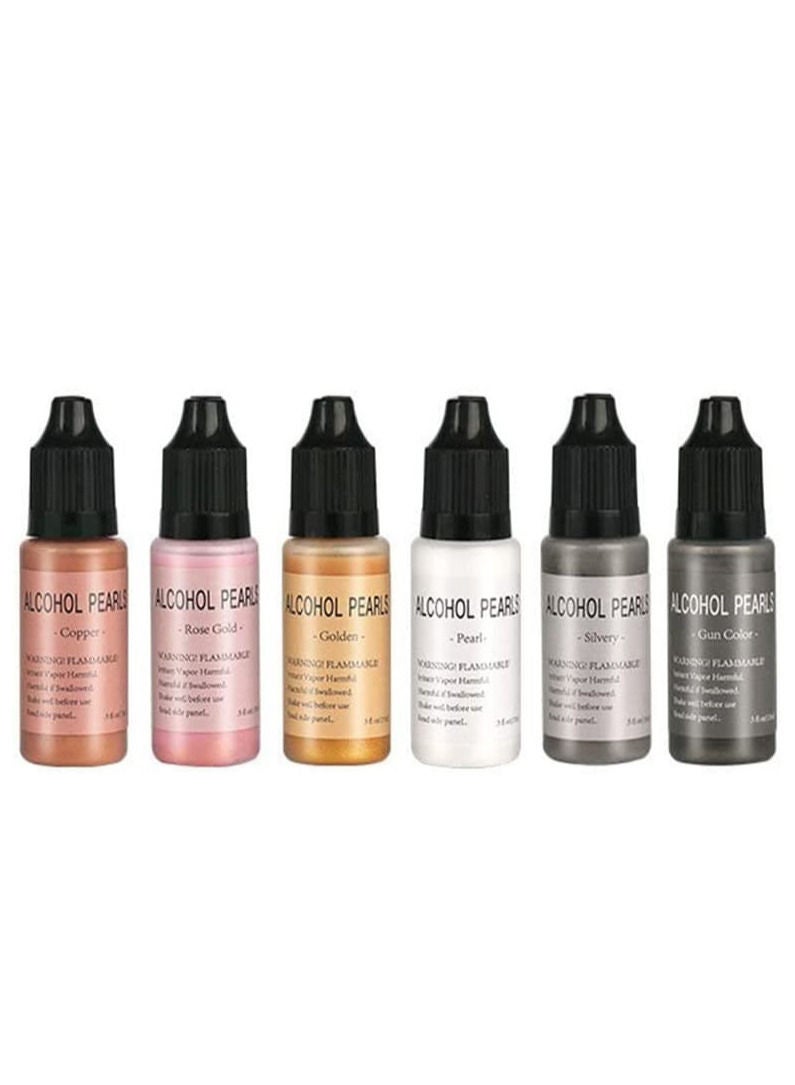 Generic Resin Art 3d Special Metallic Color Set Of 15ml x 6 Colors  - Image 1