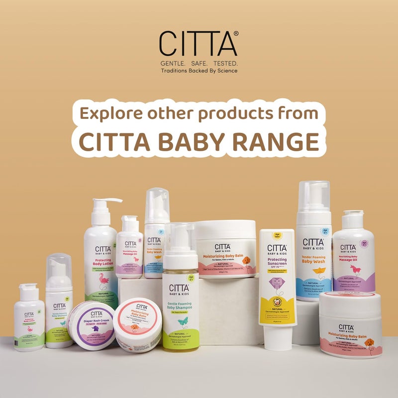 CITTA CITTA Baby Bamboo Hair Brush Newborn adults Gentle on hair scalp Detangles hair without breakage Prevents cradle cap Encourages hair growth Safe for sensitive skin - Image 5
