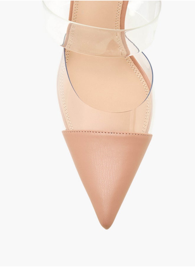 Flora Bella By Shoexpress Pointed Toe Slip-On Mules with Stilettos Heel  - Image 4