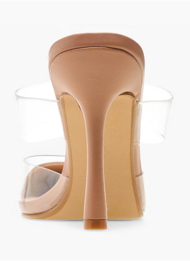 Flora Bella By Shoexpress Pointed Toe Slip-On Mules with Stilettos Heel  - Image 5
