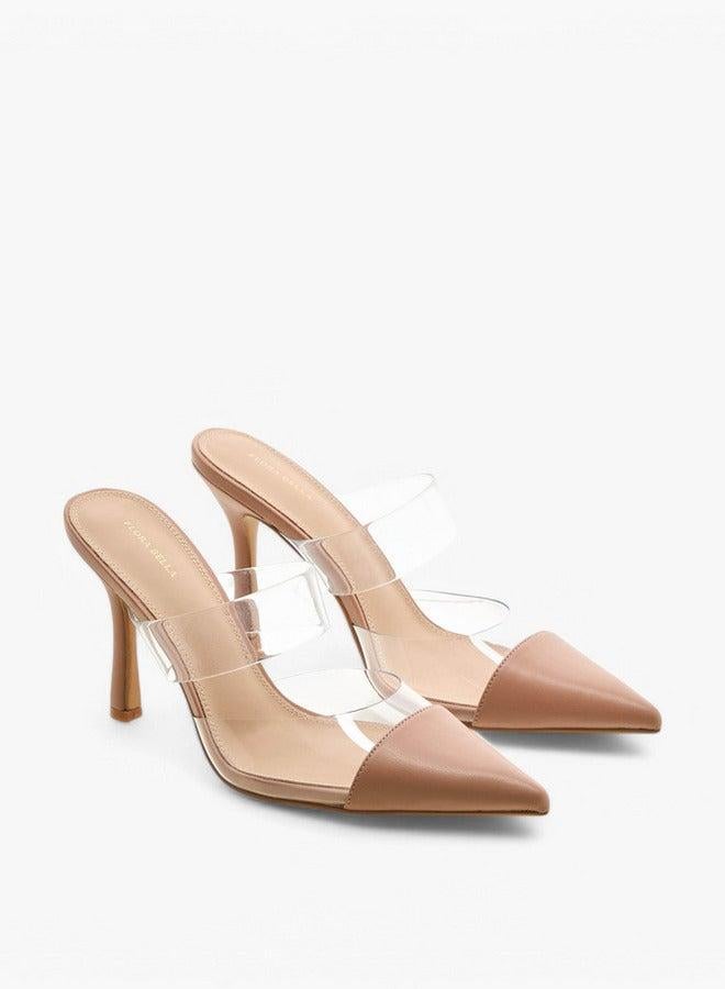 Flora Bella By Shoexpress Pointed Toe Slip-On Mules with Stilettos Heel - Image 3