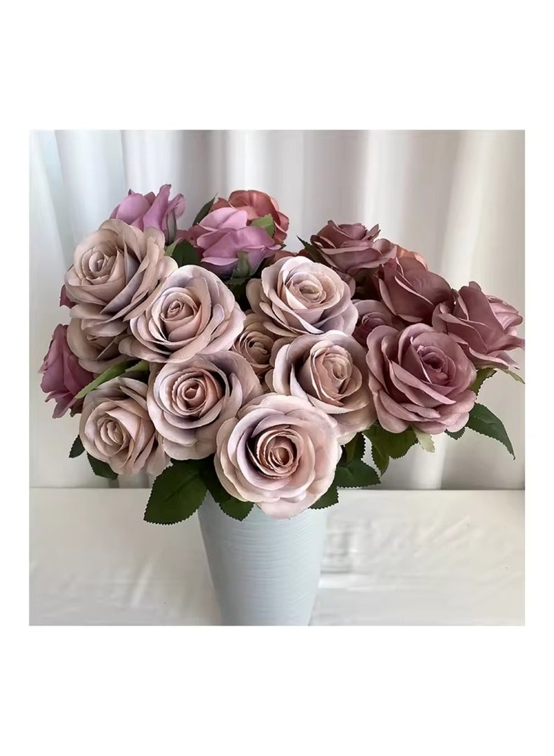 Huitich Artificial Flower Decor for Home, Parties, and Weddings Blue  - Image 2