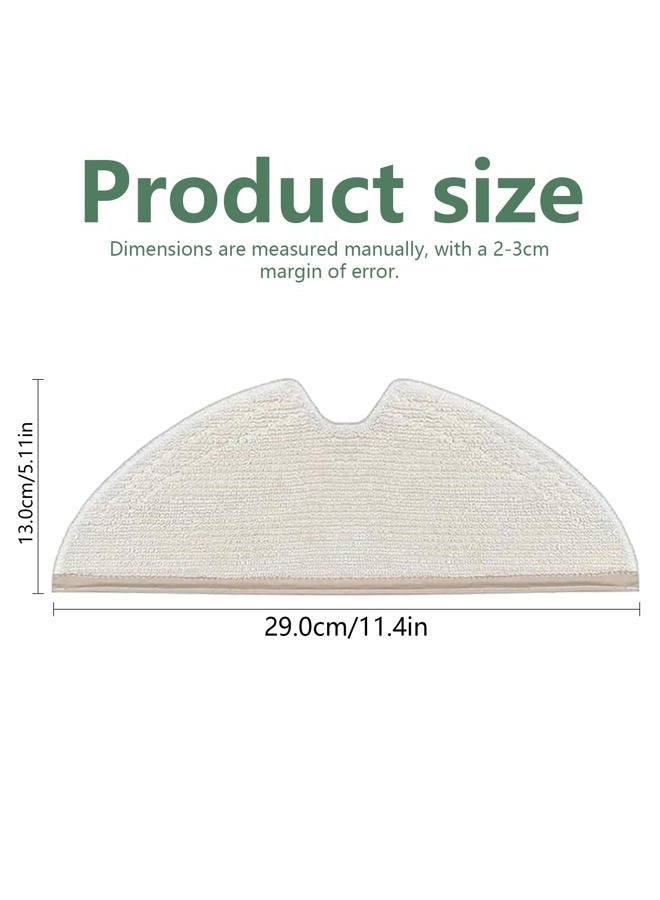 Frexusuent Mop Pad Replacement for Roborock Q5 Pro/Q5 Pro+/Q5/Q8 Max/Q7/Q7 Max/S5/S5 MAX/S6/S6 MAXV/S6 Pure/E-Series/Q8 Max+ Robot Vacuum Cleaner, Reusable Microfiber and Disposable Mop Pad - Image 3