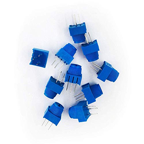 MCIGICM (10 Pcs) 10K Ohm Breadboard Trim Potentiometer kit with Knob for Arduino - Image 2
