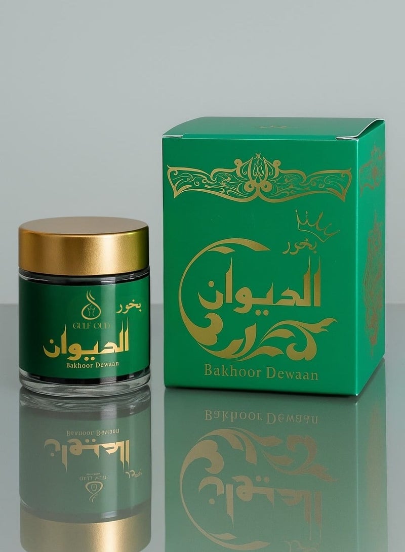 الخليج للعود بخور الديوان أعواد بخور سوداء فاخرة تحرق رائحة البخور 45g - Image 1