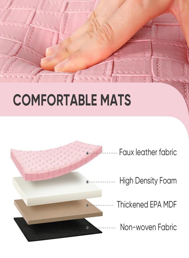 PINPLUS Faux Leather Storage Ottoman Footrest Multi-Purpose Cube Ottoman for Living Room, Bedroom Versatile, Blanket Chest & Compact Seat with Stylish Hidden Storage Pink 30"x15"x15" - Image 3