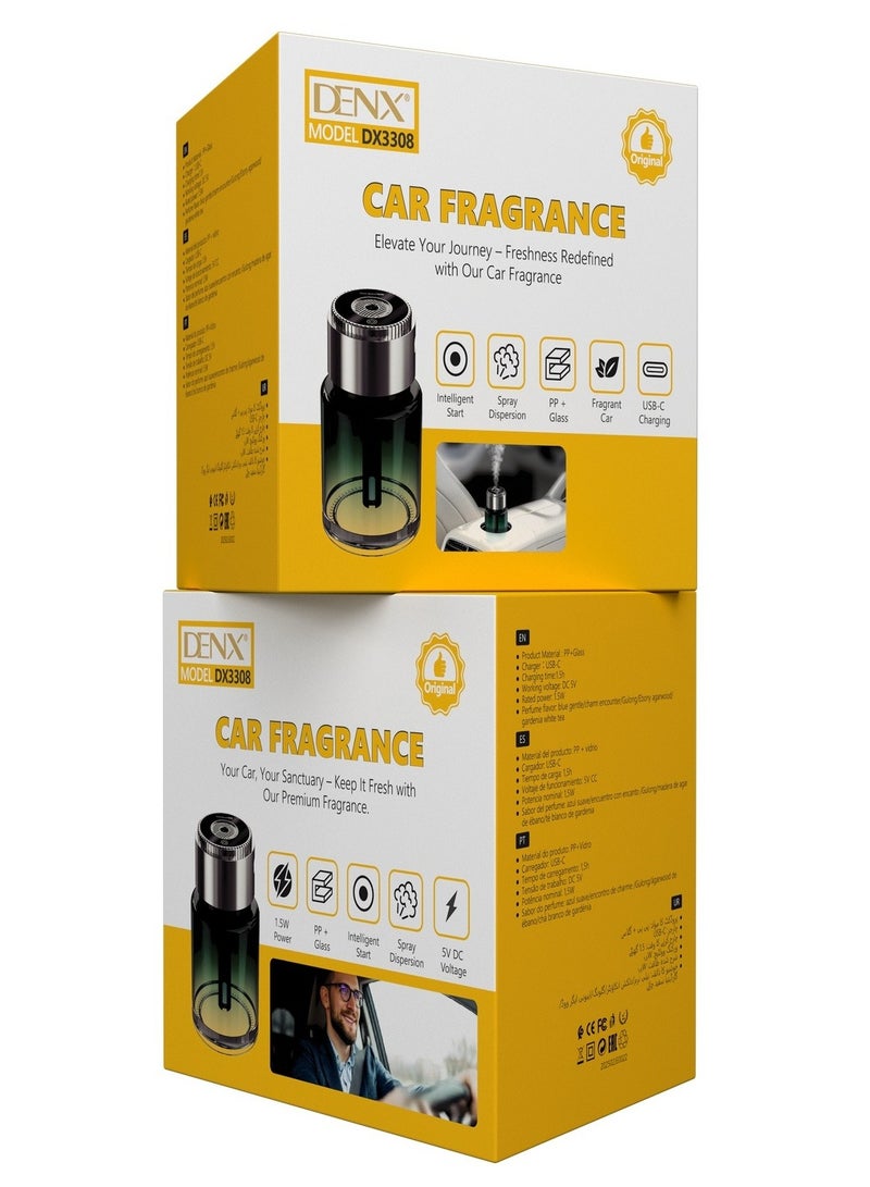 Denx Smart Rechargeable Air Freshener for Car, Office and Home - Image 5