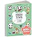 CUPKIN Panda 300 Kids Sticker Book by Cupkin Toddler Airplane Travel Coloring and Sticker Book Road Trip Essentials 8 Coloring Pages 8 Side by Side Scenes for Ages 28 Years - Image 3